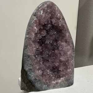 Purple Geode Crystal Decor